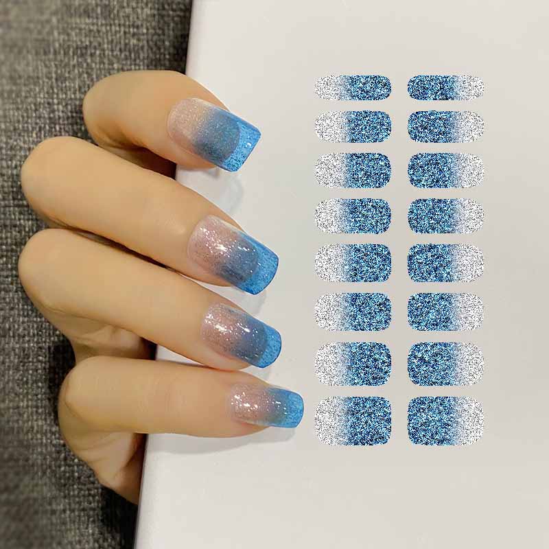 Naklejka dekoracyjna Nail Art Manicure Porady Naklejki DIY Klej Wrap Nails Folia do paznokci