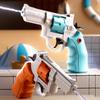 Revolver Water Gun Toys Summer Outdoor Beach Pool Toy Role-Playing Sheriff Pistol Kids Birthday Party Gift