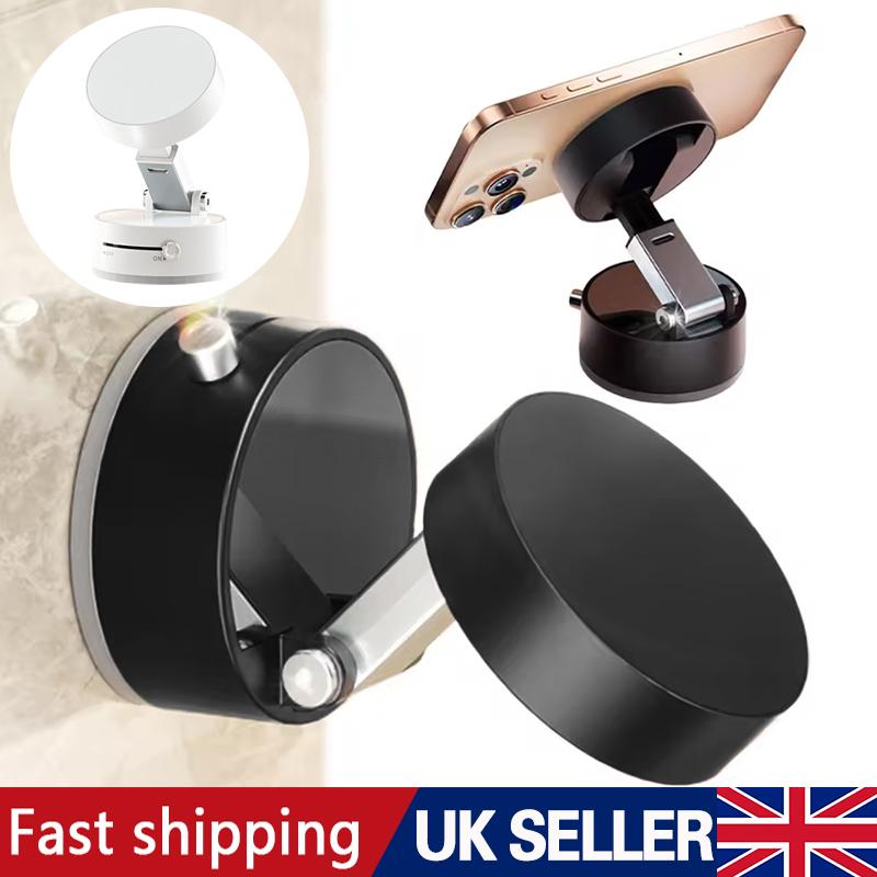 Magnetic Suction Cup Car Phone Holder Vacuum Car Mount 360° Rotation