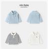 Kaka Panda Kids' Long Sleeve Polo Neck T-Shirt - Boys’/Girls’ Spring/Autumn Base Layer