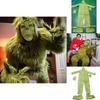 The Grinch Green Haired Monster Jumpsuit High-quality Cosplay Costume For All Ages