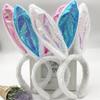 Kids Animal Costume Headband With Plush Bunny Ears And Sparkle Finish