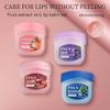 4-Color Fruit Lip Balm & Mask Set with Spoon - Autumn & Winter Hydration Gift Box