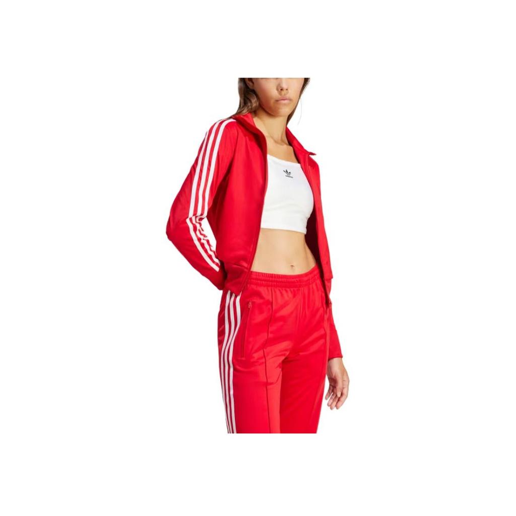 adidas Damen Adicolor Classics Firebird Trainingsjacke Better Scarlet Damen Streetwear IR8079