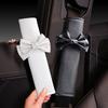1pc Bow Tie Shoulder Pad Car Seat Belt Small Interior Decoration Protection Cartoon Creative Insurance Cover Car Accessories