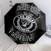 Raiders Pattern, Automatic Folding Umbrella, Portable and Foldable Design, 8 Ribs, a Christmas or Birthday Gift.
