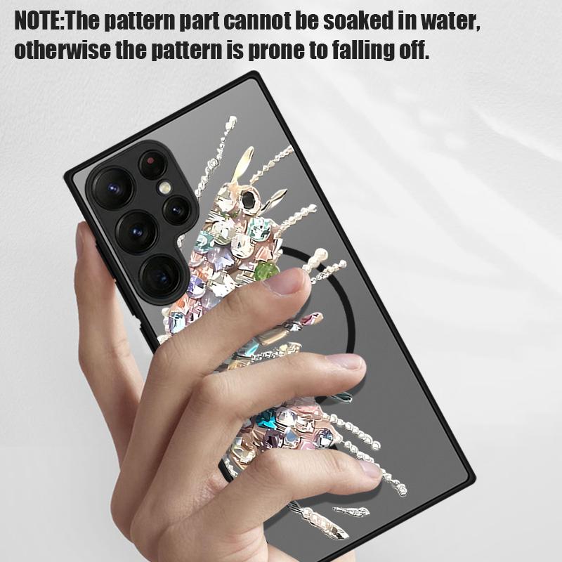 Fantastic Butterfly Print Case For Samsung Galaxy S26 Ultra S25 FE S24 S23 S22 Plus S21 FE Magnetic Slim Hybrid TPU+PC Matte Phone Cover