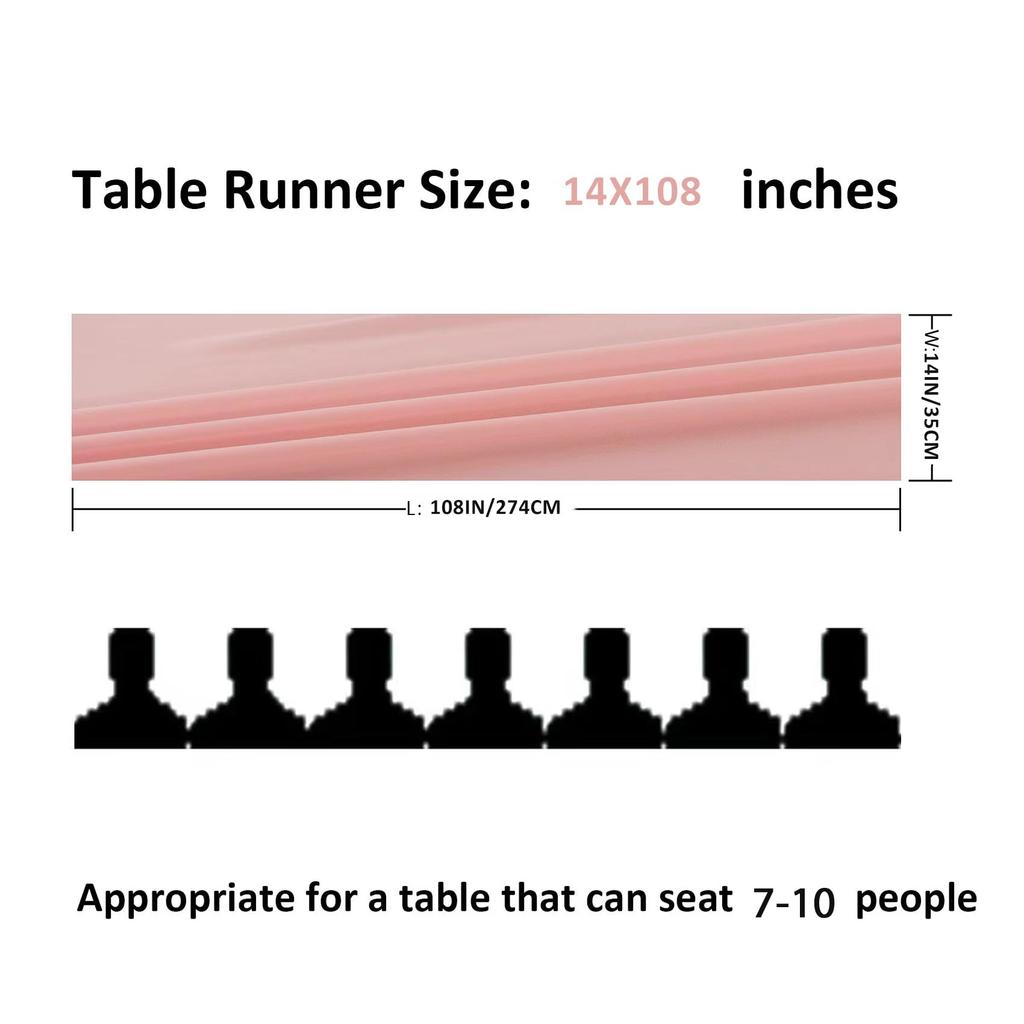 1PC/4PCS Chiffon Table Runner 30x300cm Sheer Romantic Table Runner for Wedding Birthday Party Bridal Shower Outdoor Decoration