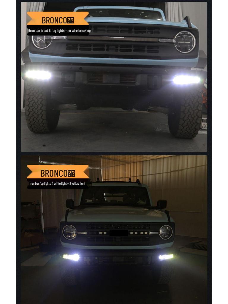 Ford Bronco Raptor DRL LED Turn Signal & Fog Light Assembly