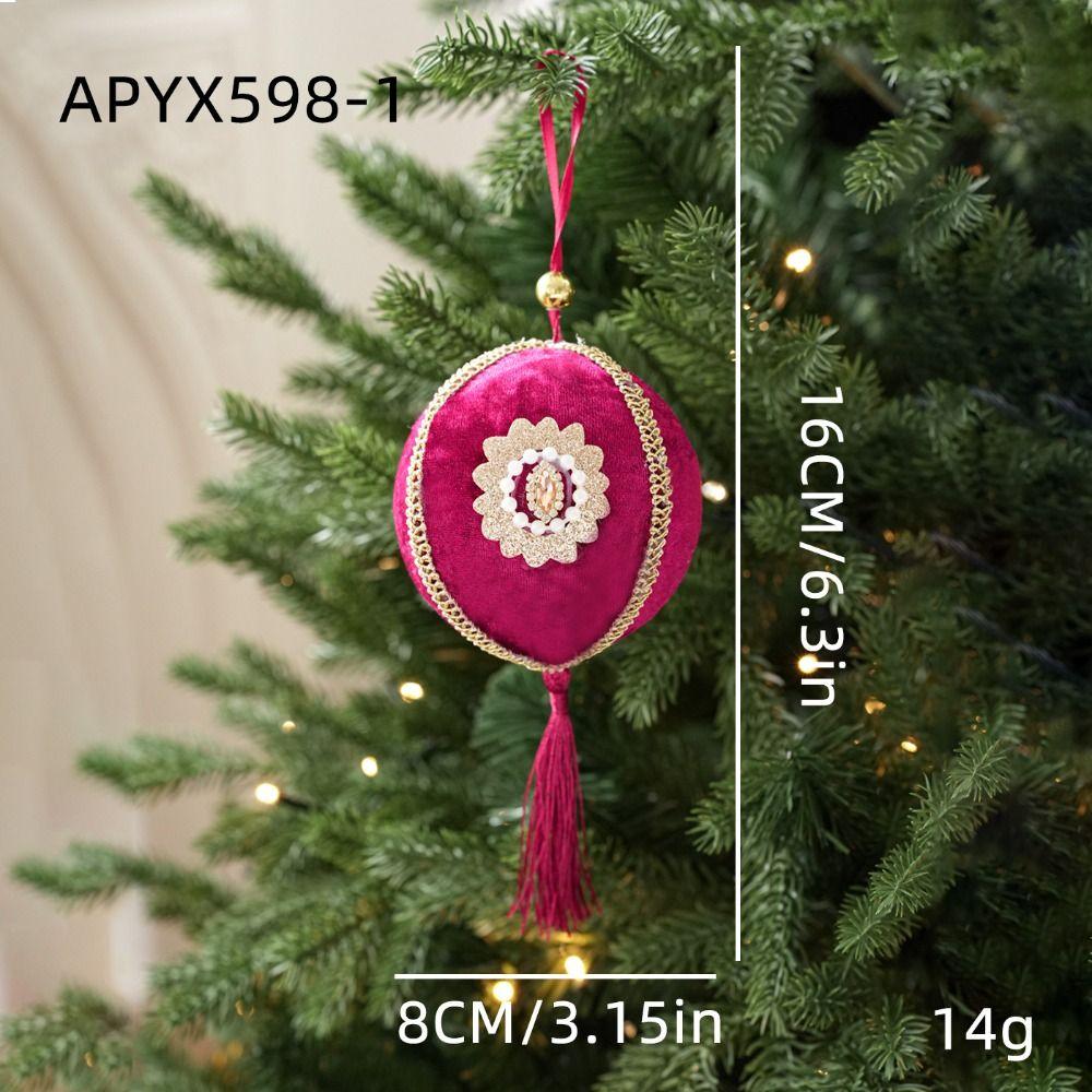 Ornamental Craft Christmas Tree Ornaments Balloon Pendant Decorations  New Year Celebration