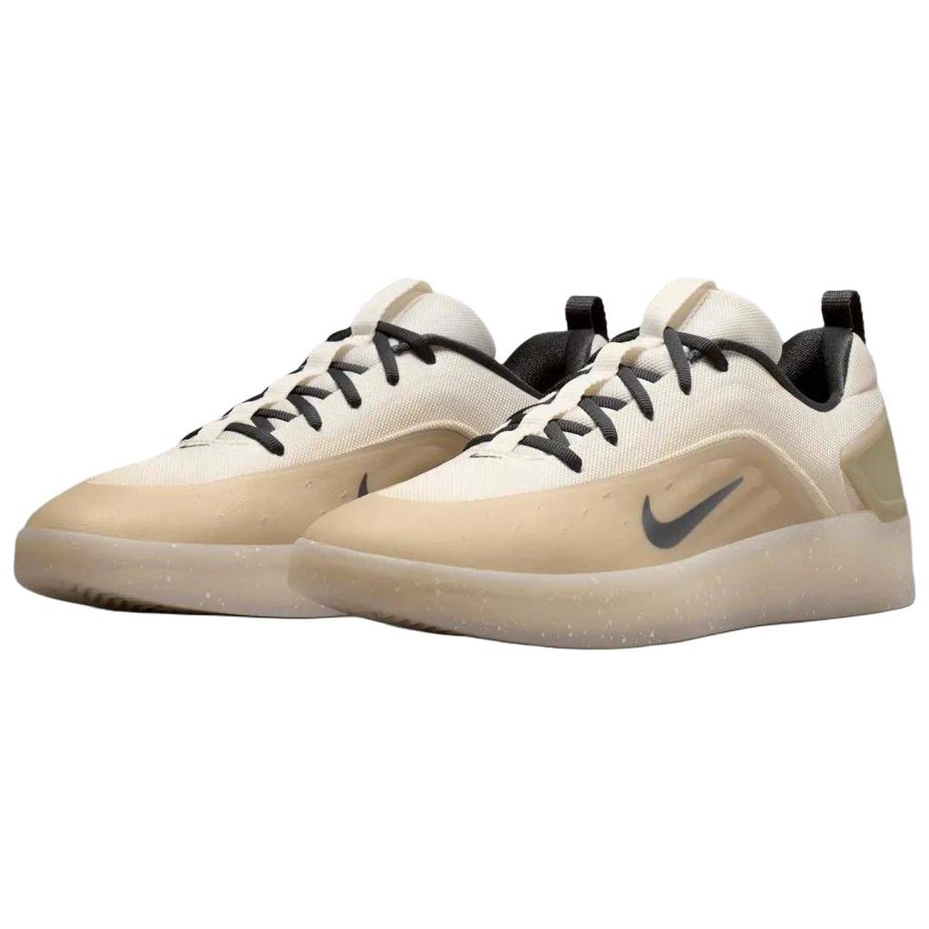 Nike SB Nyjah 4 Zoom Comfortable Fit Skate Shoes Men Skate Shoes Beige Black FQ1273-200
