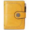 Large Openwork Wallet [RNIEGA] Women's Bi-fold Wallet, Lightweight, Capacity, Design, Stylish, Anti-Skimming