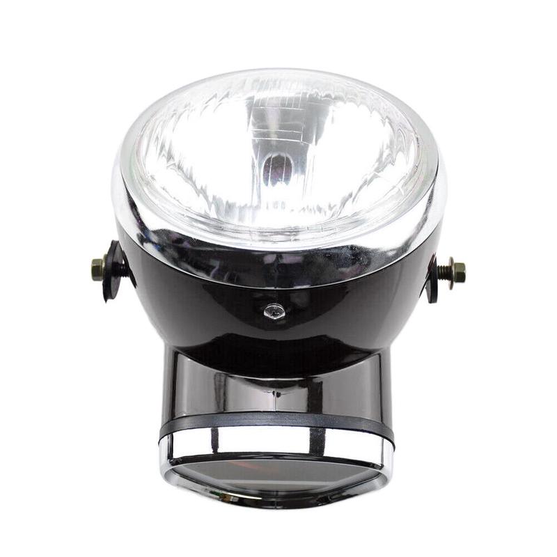 Black Headlight Speedometer Odometer Assembly With Case Fit For Honda Trail CT70 1969-1970