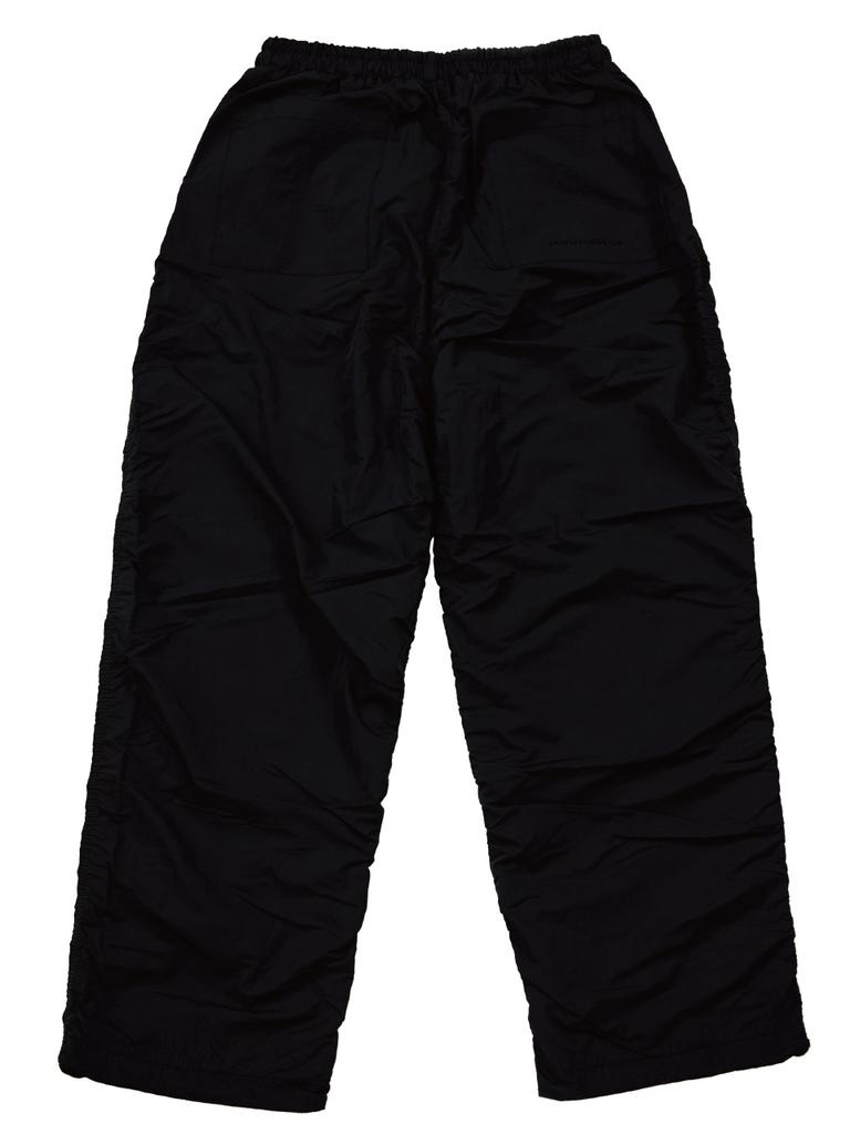 JANGJINSEOK Nylon Shirred Pants (Black)