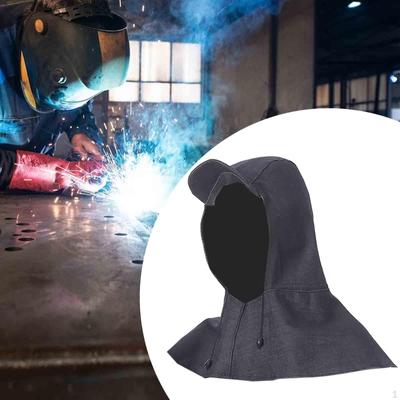 Cloth Welding Cap Hood with Neck Shoulders Protection Professional Grinding Helmet