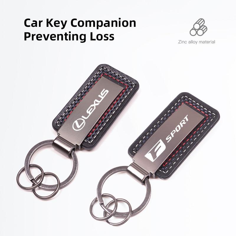Lexus Logo Zinc Alloy Key Chain Car Personalized Keychain For Lexus FSPORT LBX NX RX 350h 450h ES UX 300e GS GX IS LS LX CT LC