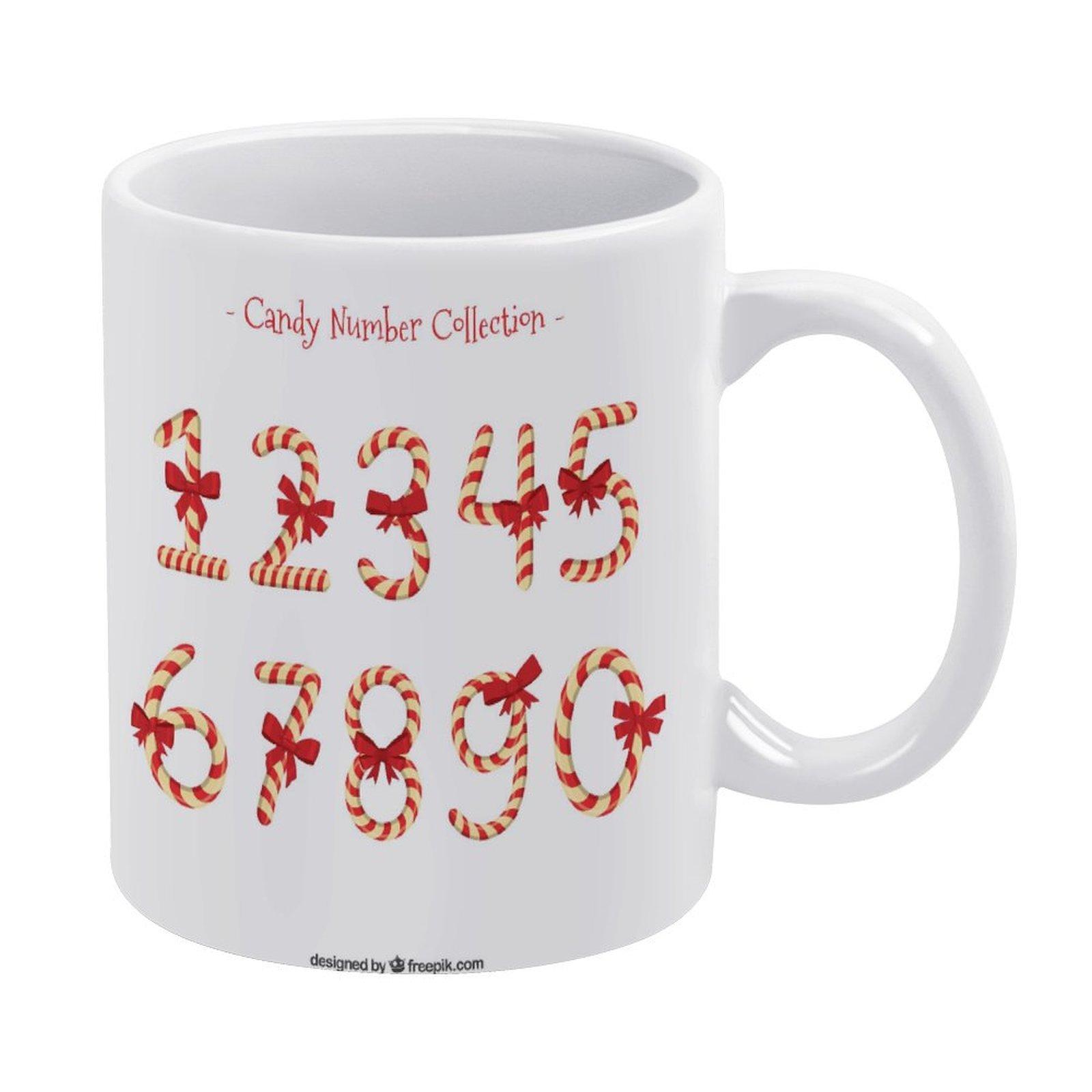 

1 Pack 11oz Printed Mug With Double-Sided Layout Made For Everyday Coffee Use And A Great Option For Sharing Heartfelt Gifts During Special Events белый