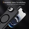 For iPhone 16e Case with Lens Kickstand Matte Phone Back Cover Compatible with MagSafe