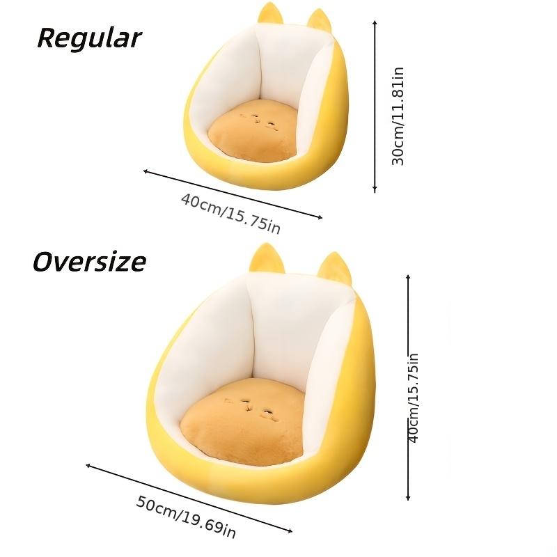 Cushion Backrest, Lazy Sofa Mat on The Floor. Suitable for Bedrooms, Home Bay Windows, Bedside Carpets