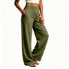 Women Wide Leg Sweatpants High Waist Lounge Pants Loose Fit Casual Long Trousers with Pockets for Everyday Wear