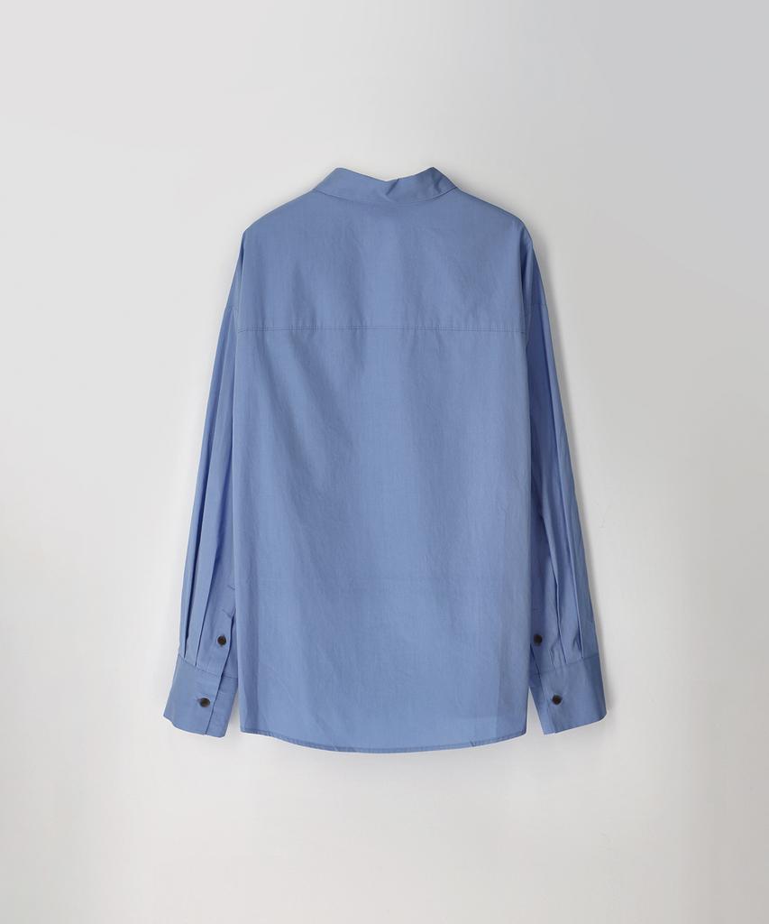 FLOWJEAN Raw Cotton Shirt_Sky Blue