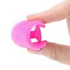 Manual silicone facial brush and exfoliating brush for adults, baby scalp bath brush, baby massage brush, baby brush for cradle cap, soft silicone bru
