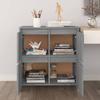 Sideboard Gray Sonoma 70 X 41 X 75 Cm Particleboard