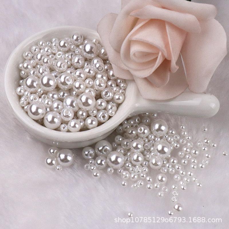 

Разноцветный Микс АБС Имитация Жемчуга 3-8мм, Прямое Отверстие Свободная Бусина Ручная Работа Бусина Одежные Аксессуары DIY Аксессуары