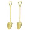 Rainbow Stainless Steel Shovel Spoon Set Ice Cream Stirring Spoon Tool Creative Teaspoon Dessert Coffee Spoon Party Cutlery Set