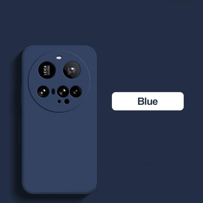 

Для Xiaomi 15 Ultra Чехол Жидкий Силиконовый Защитный Чехол Для Камеры Чехлы Для Телефонов Для Xiaomi Mi 15 Ultra Mi15 Ultra Pro Мягкая Задняя Крышка For Xiaomi 15 синий