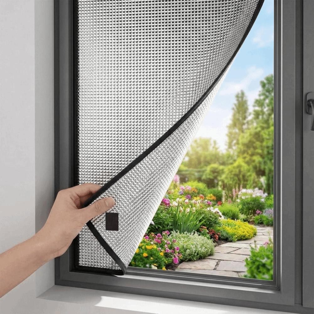 Anti-UV Aluminum Foil Magnetic Barrier No Adhesive Window Insulation Film for Home