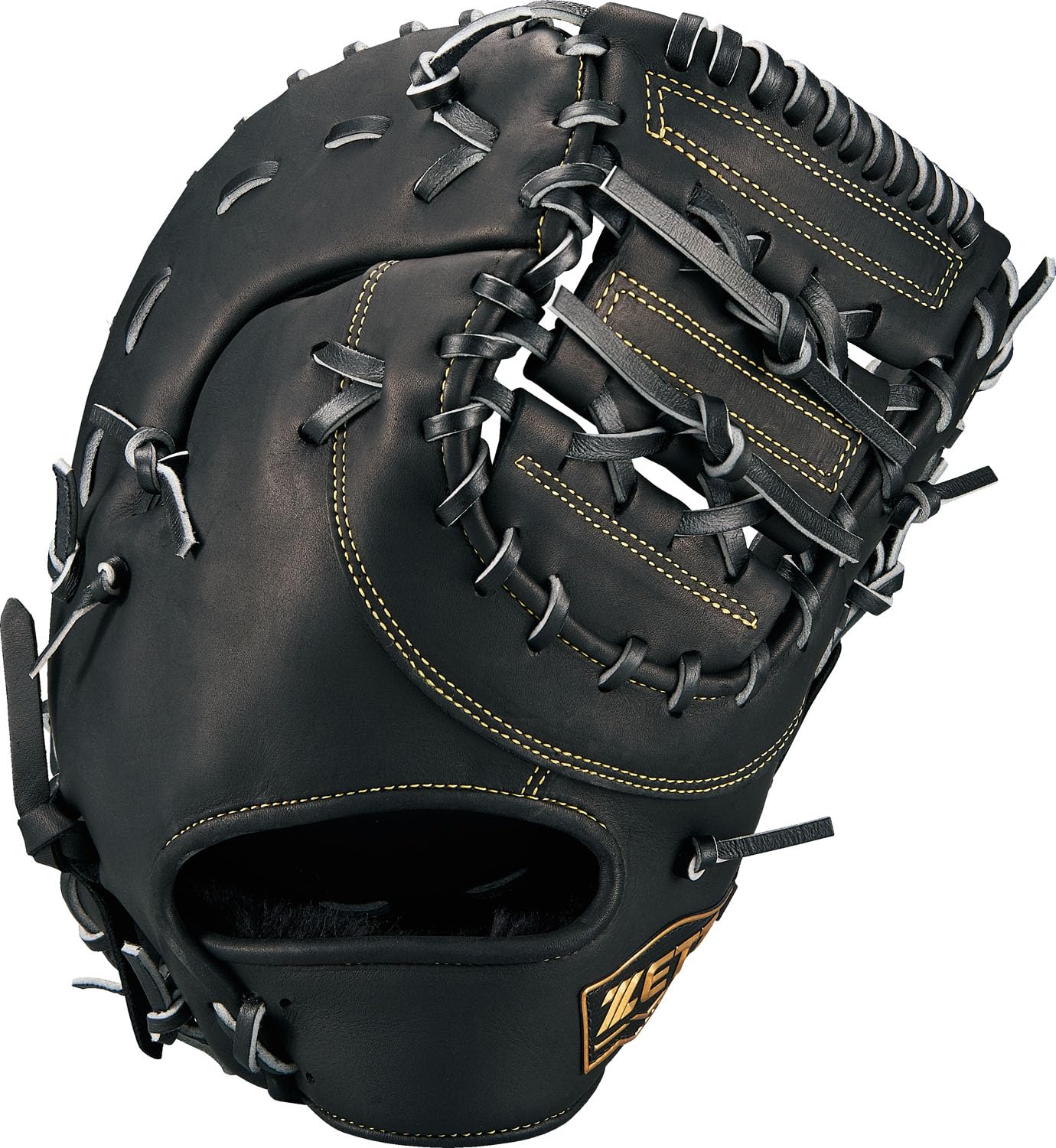 

ZETT First Base Winning Black BRFB33413R Mitt, Road, Left-Handed Throw, (1900),