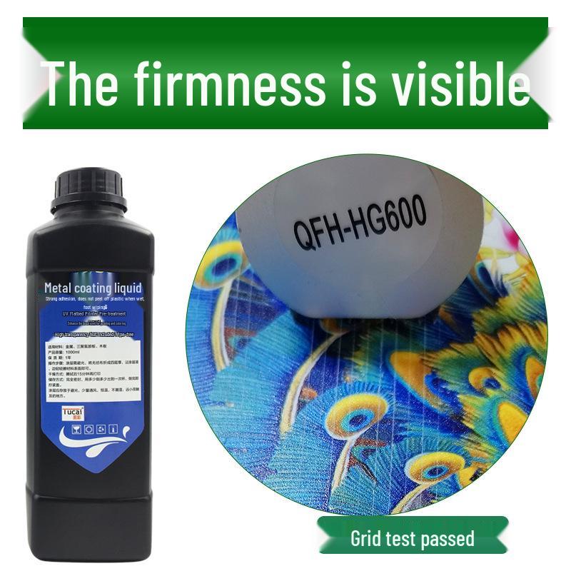 UV Coating Liquid for Acrylic, Plexiglass, Metal, and PVC Printer Adhesion
