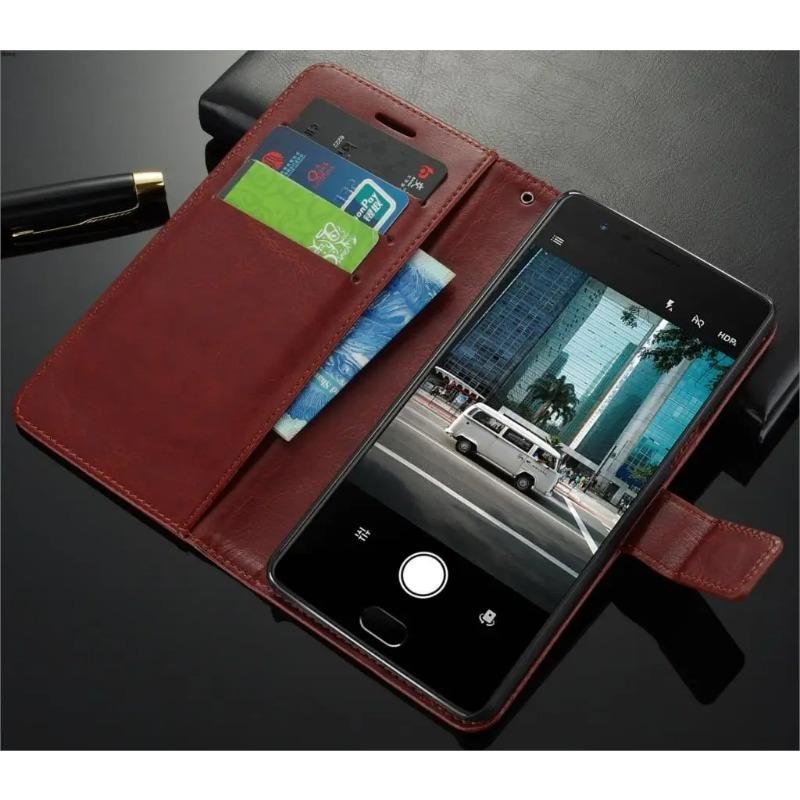 Oneplus 1 deksel kortholder deksel for Oneplus 3 3T 1+5 5T 6 6T One Plus 7 7T 8 9 10 Pro 9R 10R 9RT lær flipdeksel retro