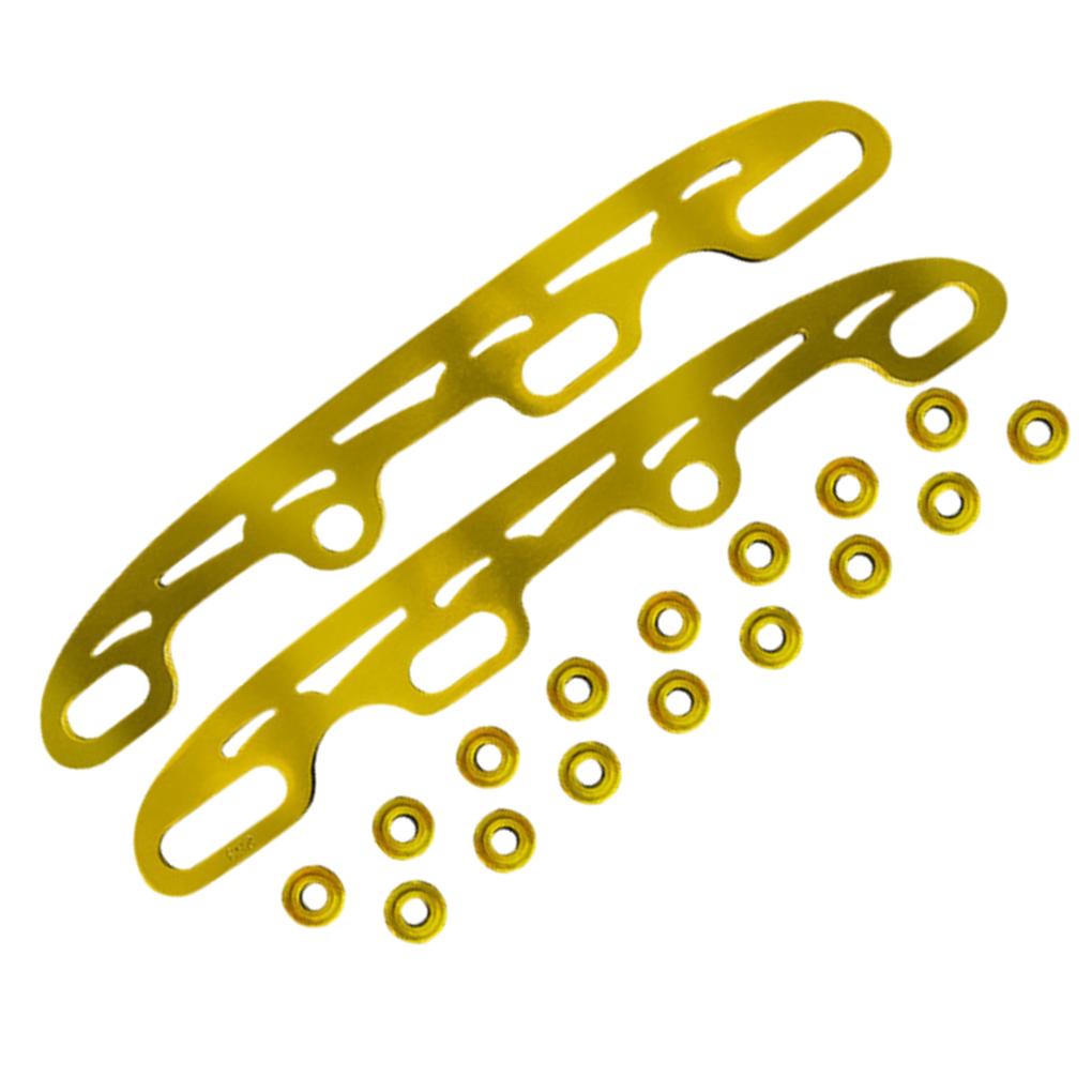 Zlaté nerezové nože pro kolečkové hokejové brusle Zvýšený výkon