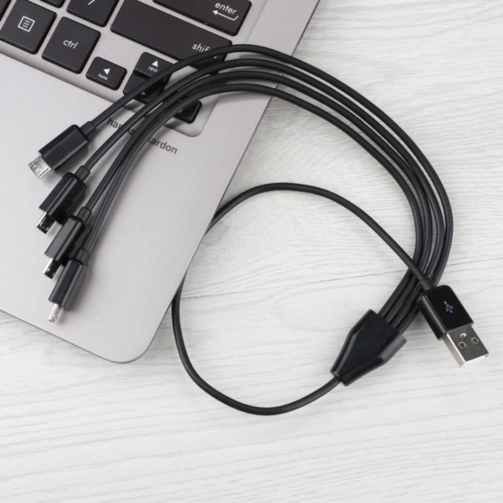 Multiple USB Data Cable 5V 4 Port USB C PD Splitter Cable for Samsung/Xiaomi/Android
