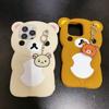 Pentru Samsung Galaxy S25 Ultra S24 S23 Plus S24 Ultra S25Ultra Breloc Drăguț Rilakkuma Husa Silicon Moale