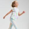 Girls' Quick-Dry Short-Sleeve Sports T-Shirt with UPF50+ Sun Protection