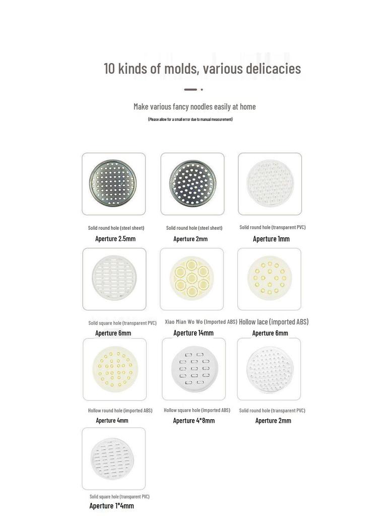 Compact Multi-Purpose Stainless Steel Noodle & Gnocchi Press Machine