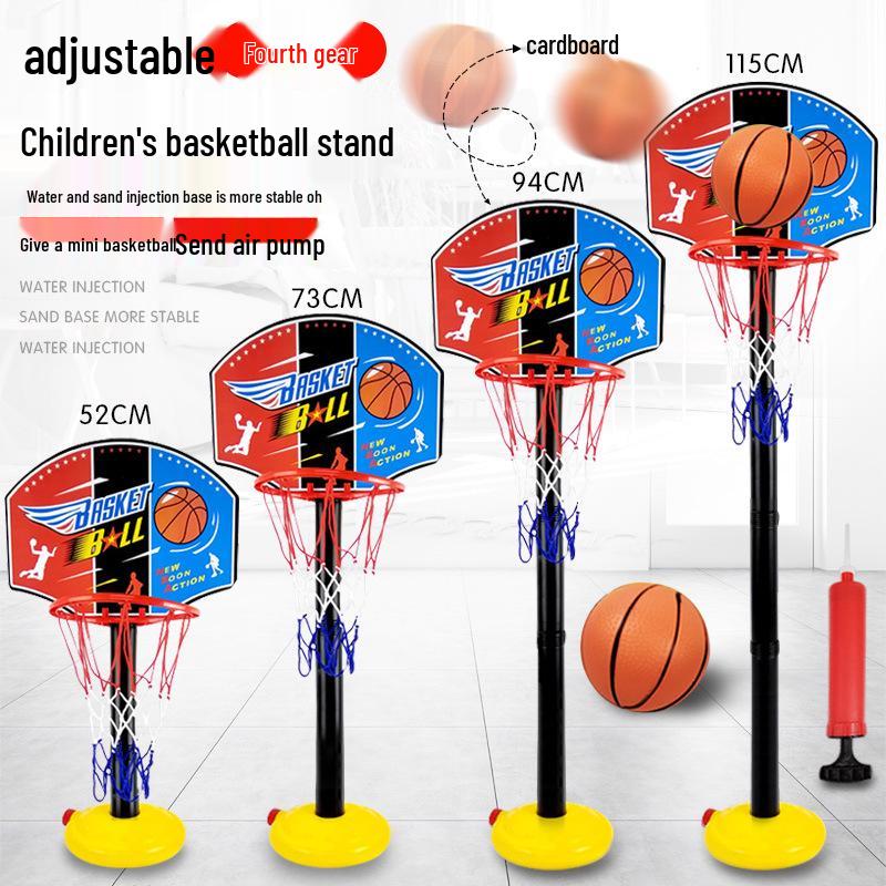 Cartoon Style Adjustable Indoor Basketball Hoop for Kids with Free Shipping