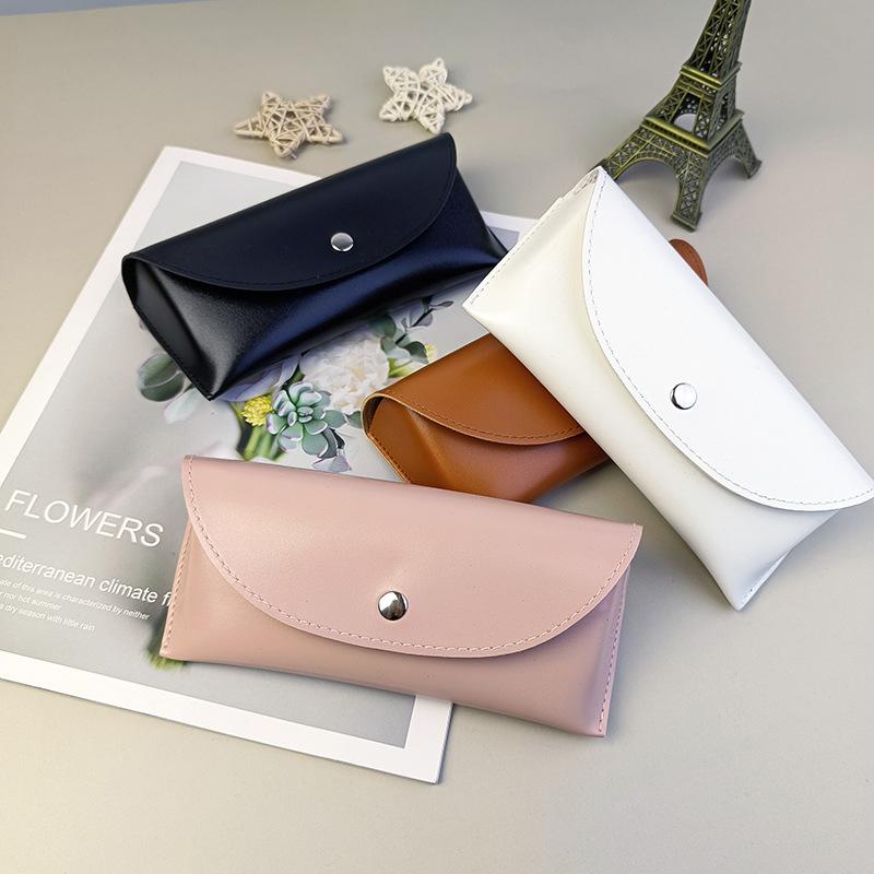 Δερμάτινη Θήκη Γυαλιών Ηλίου Δερμάτινη Θήκη, Απλή και Μοντέρνα Μονόχρωμη Συσκευασία Γυαλιών