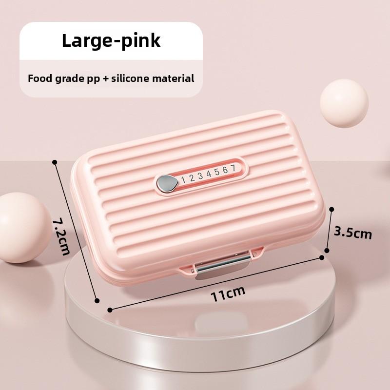 7-day Pill Organizer Portable Daily Medication Box with Leakproof Room Easy-friendly and Large Capacity