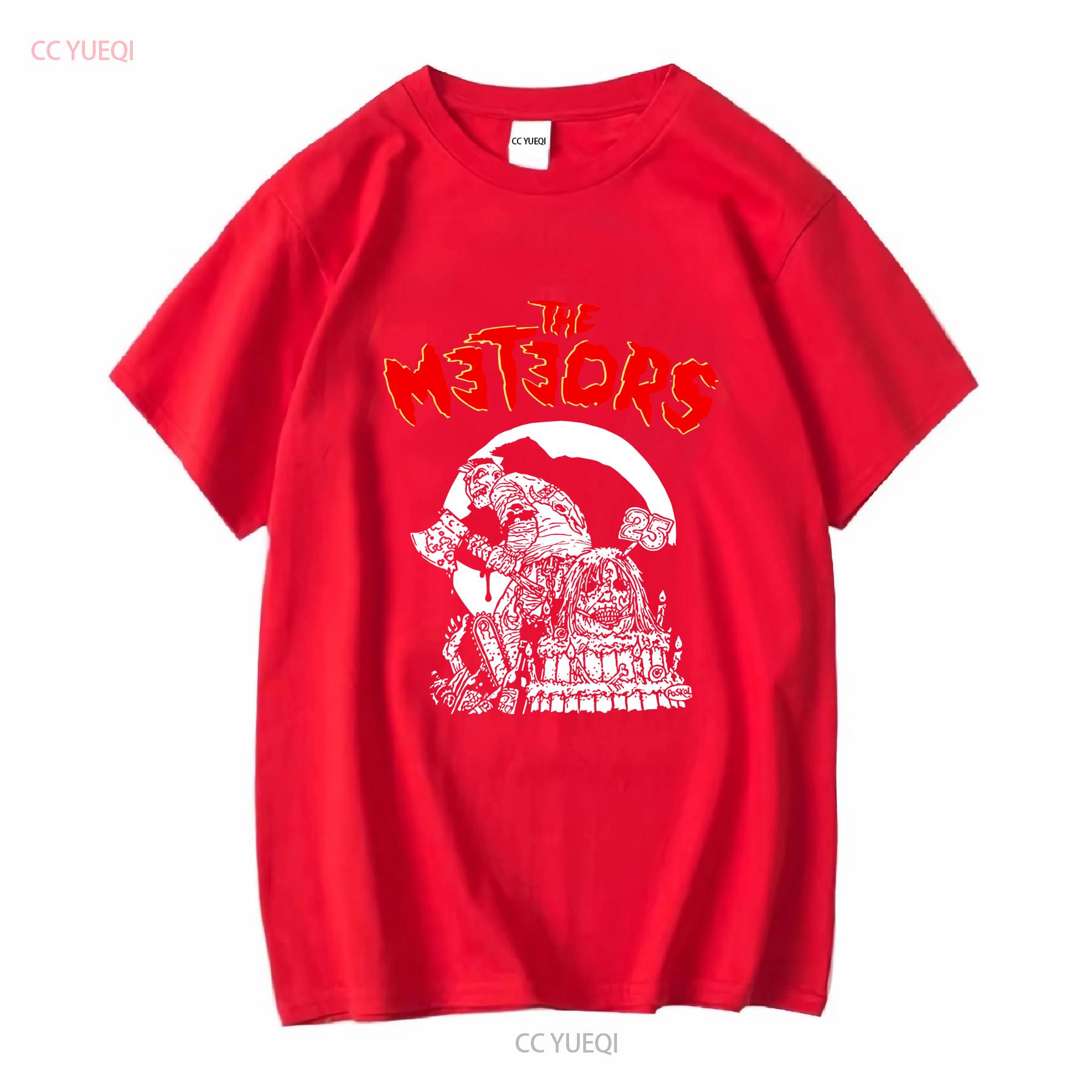 y2k Music Essential The Meteors Psychobilly Punk Rock Grunge Skater T Shirt Men XL long or short sleeves vintage Washed graphic S