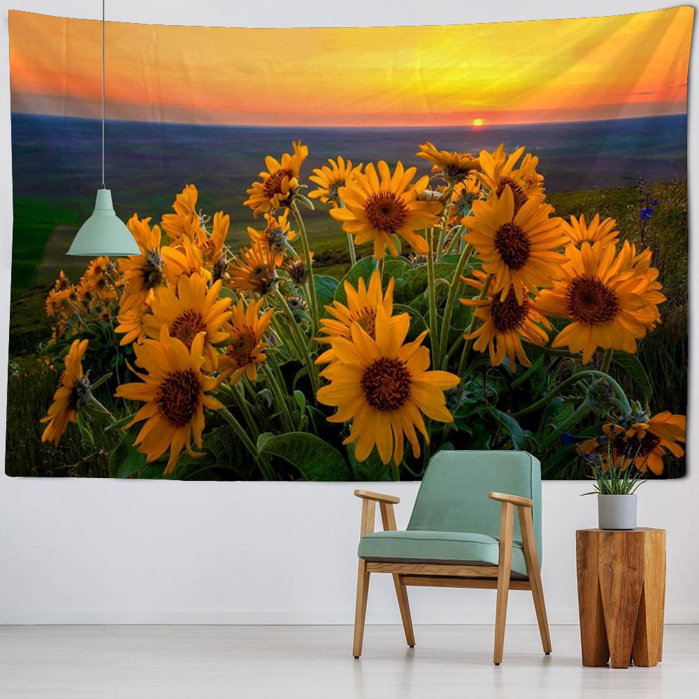 Garden Landscape Tapestry Home Decoration Art Wall Hanging Hippie Bedroom Wall Background Blanket Bed Sheet Sofa Coverage