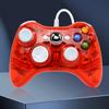USB Wired Game Gamepad Double Shock Game Joystick Gamepad High Sensitivity Button High-Precision Joystick for Xbox 360/PC