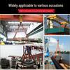 Flexible Double Ring Buckle Lifting Sling: 2t, 3t, 5t Capacity for Industrial Crane Handling.