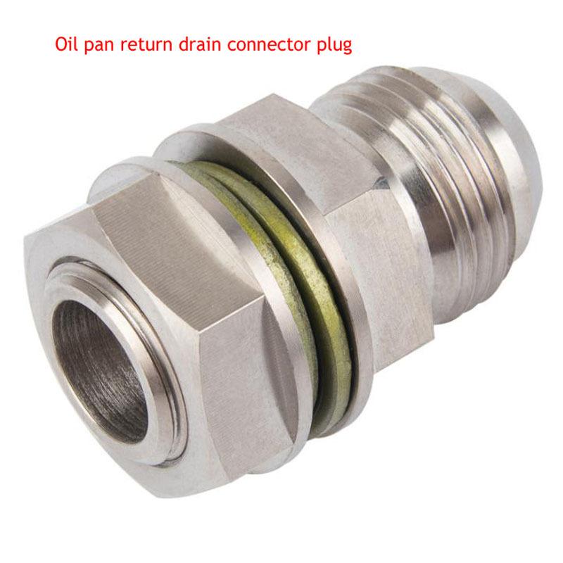 Turbine Oil Pan Oil Pan Return Joint Plug AN10-M18*1.5 Oil Filter Thread