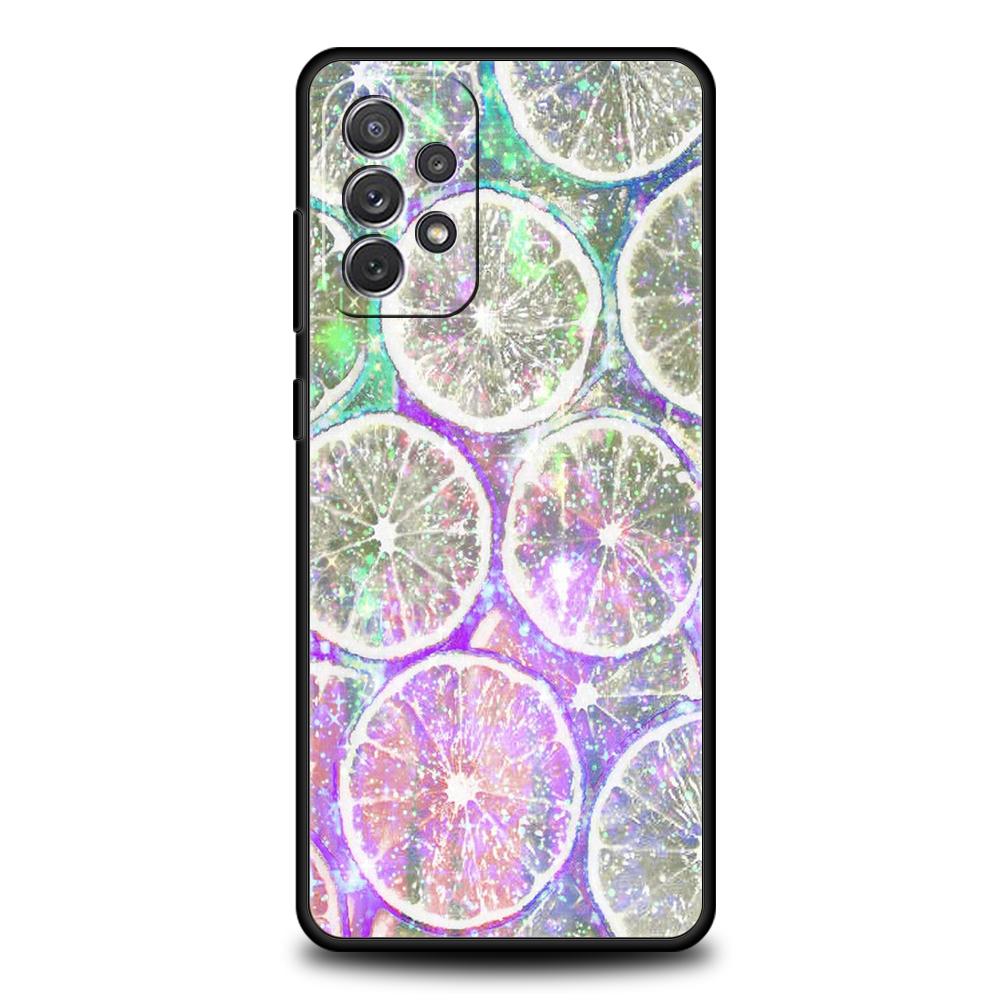 

Fresh Luxurious Fruits Phone Case for Samsung Galaxy A13 A15 A22 A23 A25 A31 A32 A33 A35 A41 A51 A52 A53 A55 Soft TPU 5G Shell Samsung A35