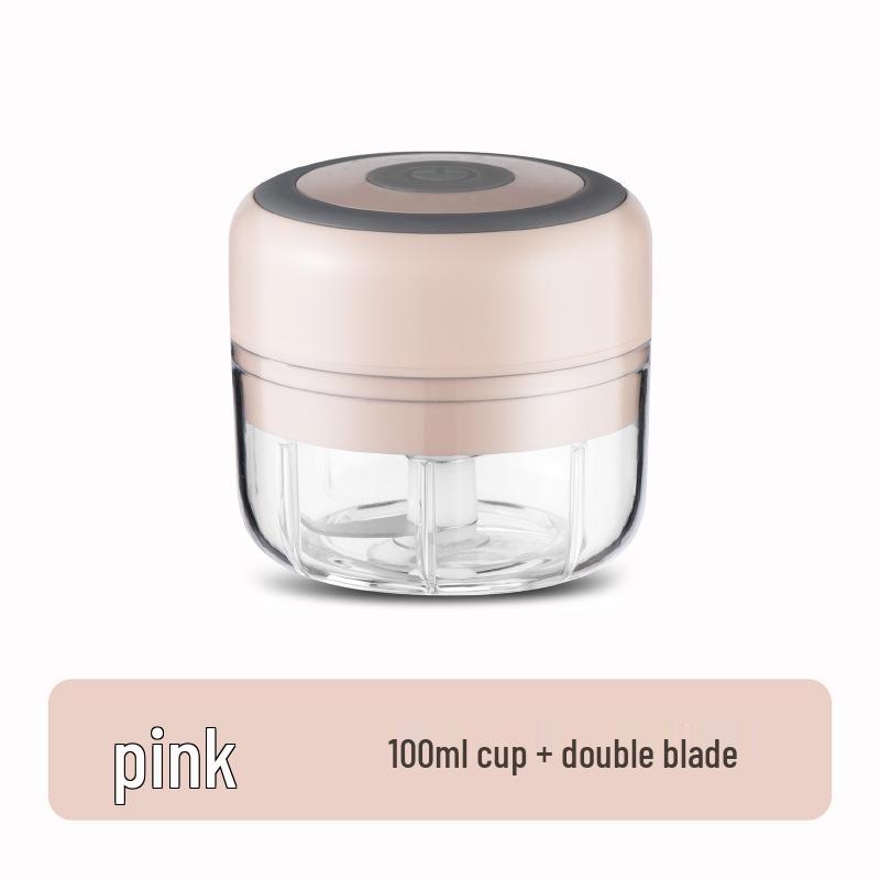 Elektrisk hvitløks- og kjøttkvern: Mini matkutter, kvern og skreller for husholdnings- og babymat