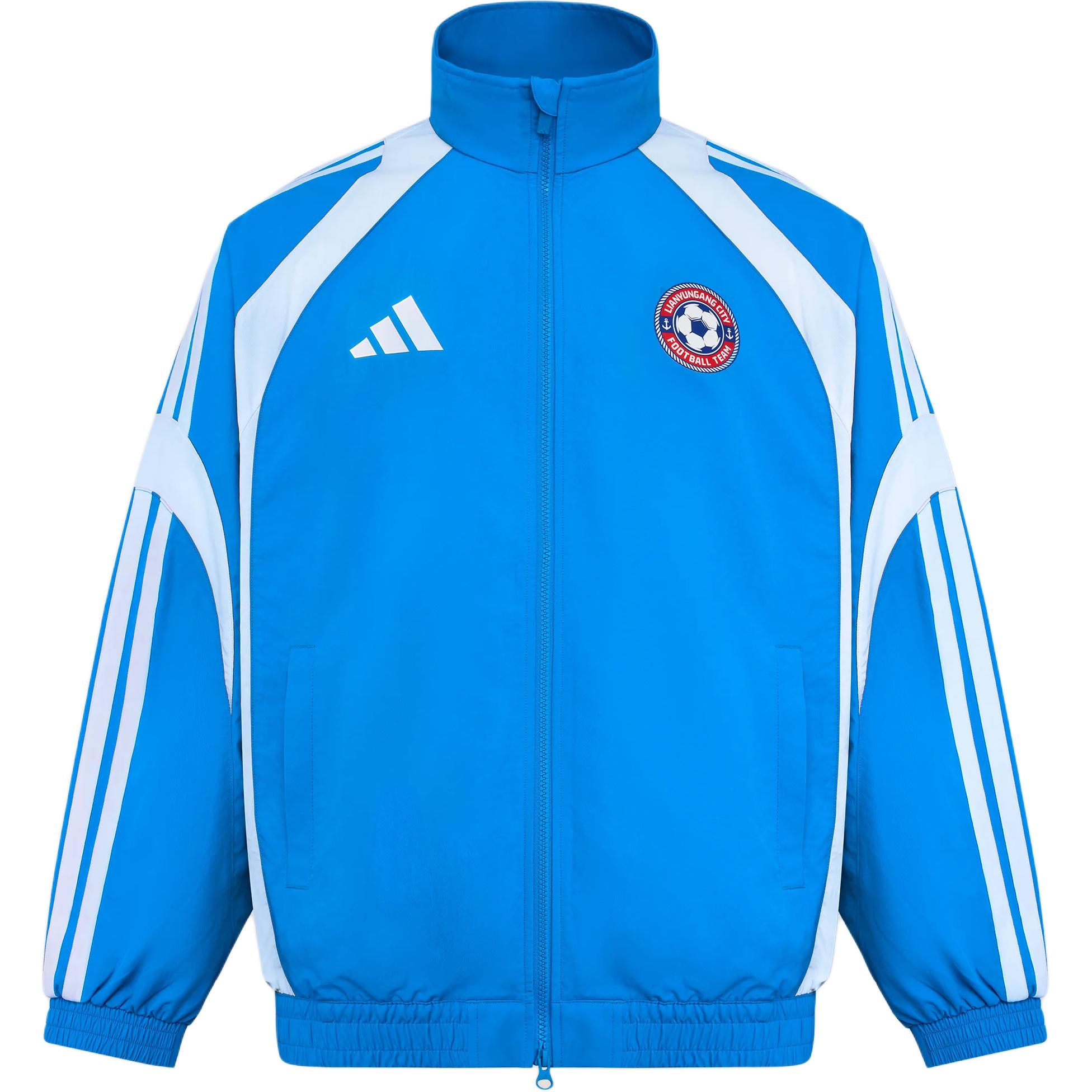 

Adidas 2026 Su Super League Lianyungang Team Woven Loose Fit Stand Collar Long Sleeve Jacket Unisex Jacket LG1975